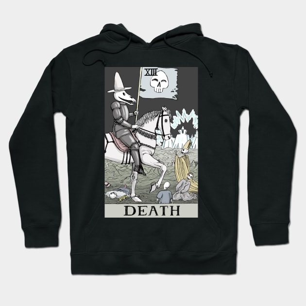 Death as Death tarot Hoodie by sadnettles